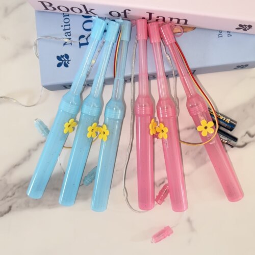 镭射灯笼手提杆手工花灯彩色高亮手柄 中秋节儿童发光杆子diy配件 - 图0