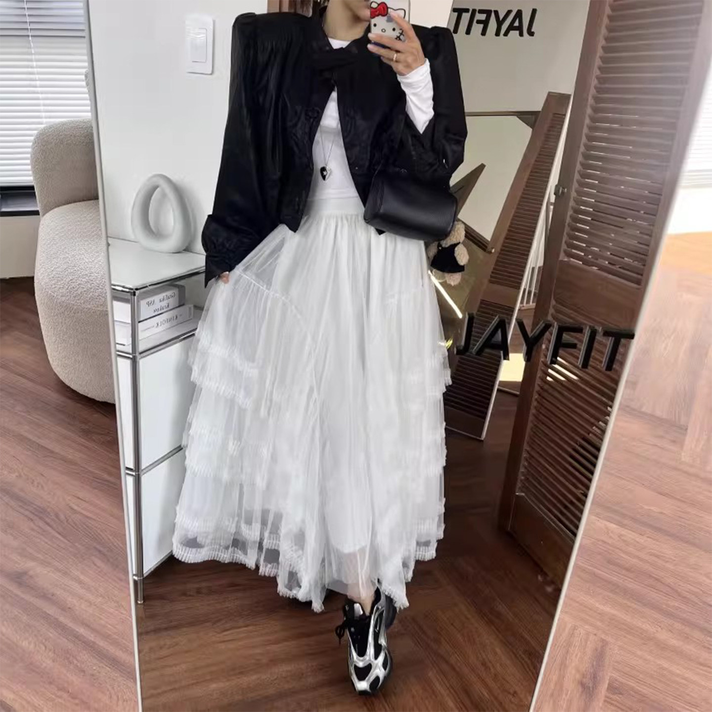 韩国chic春季新款甜美风百搭高腰多层蕾丝花边蛋糕裙半身裙长裙女,淘宝优惠券,粉丝福利购,淘宝优惠卷