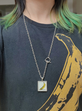 项链定制钛钢来图定制摇滚乐队