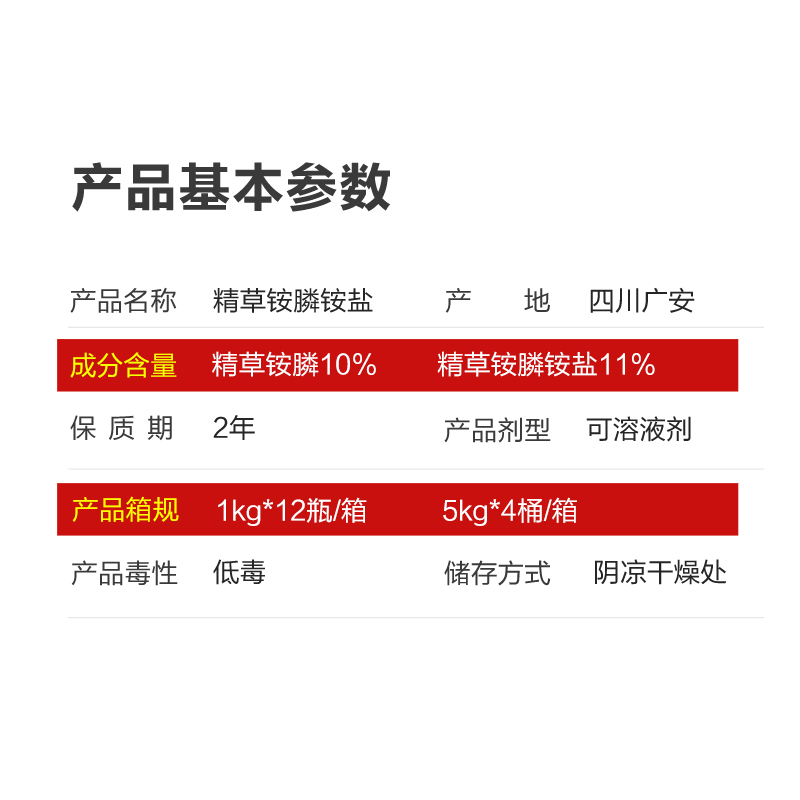 利尔陌上净11%精草铵膦铵盐草胺磷柑橘果园荒地牛筋草杂草除草剂 - 图0