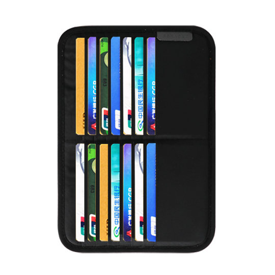 Sonacat ultra-thin partition storage large-capacity card holder