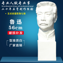 Lu Xun plaster statue figure head portrait art teaching aid plaster avatar sketch plaster static object model pendulum piece