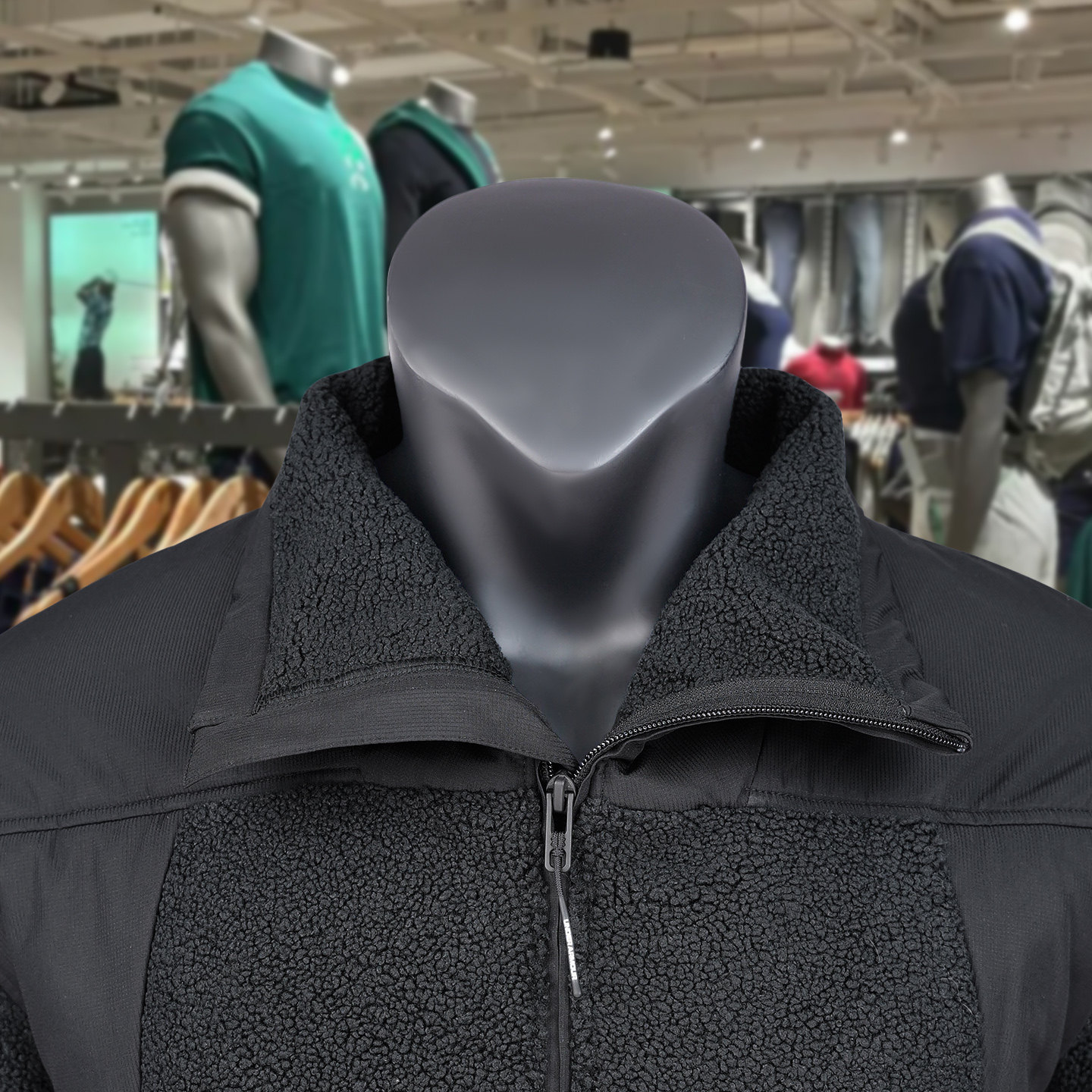 安德玛男外套秋冬新款休闲时尚仿羊羔绒加厚立领运动夹克1378841,淘宝优惠券,粉丝福利购,淘宝优惠卷