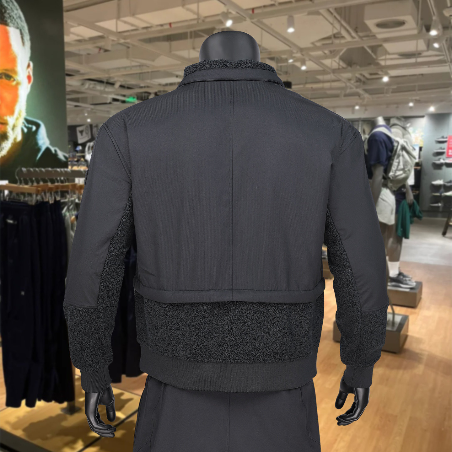 安德玛男外套秋冬新款休闲时尚仿羊羔绒加厚立领运动夹克1378841,淘宝优惠券,粉丝福利购,淘宝优惠卷