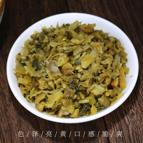 备得福宁波雪菜400g袋装早餐开胃菜腌咸菜下饭菜香脆新鲜即食酸菜 - 图1