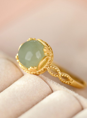 宫廷风流行复古开口戒指饰品