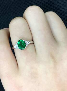 镶嵌锆石活口指环仿真天然女