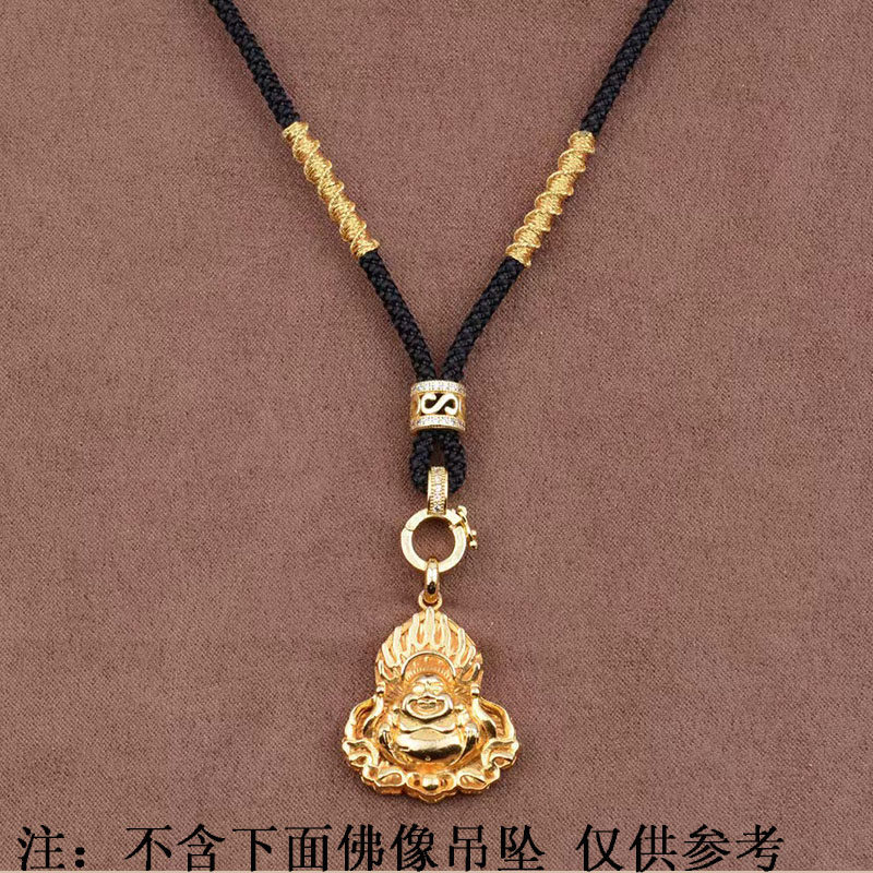 手工编织卡扣佩翡翠配绳可调节吊坠挂绳佛牌挂坠绳玉坠项链绳子,淘宝优惠券,粉丝福利购,淘宝优惠卷