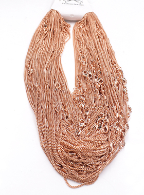 镀14k金   45cm项链