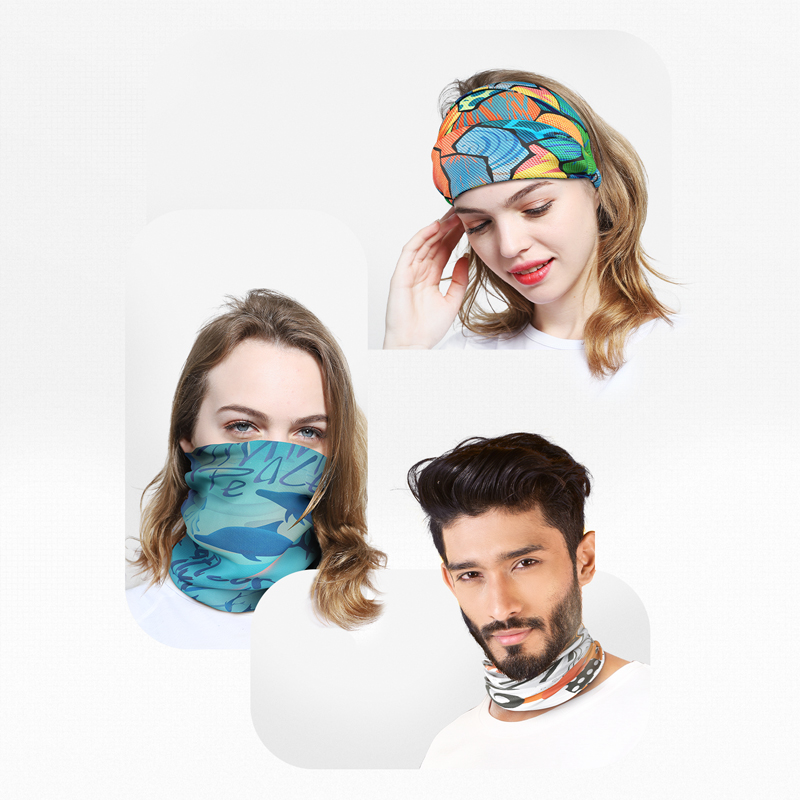 DIKEDU冰丝魔术头巾UPF50+防紫外线户外防晒面罩面巾围脖套-图3
