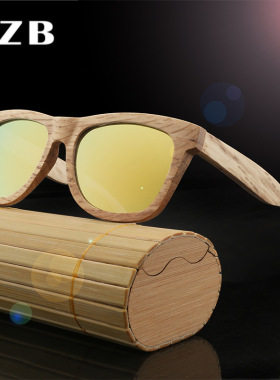 Polarized Sunglasses Sun Glasses women man wooden Bamboo墨镜