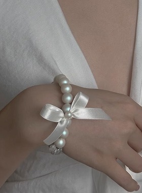 JINWAN优雅真丝蝴蝶结手链