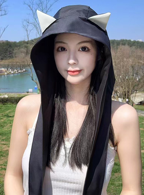 2025新款一帽两用防晒帽