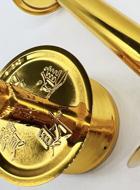 不锈钢烛台中式双层高脚烛台蜡烛台座家用佛前供灯酥油灯座