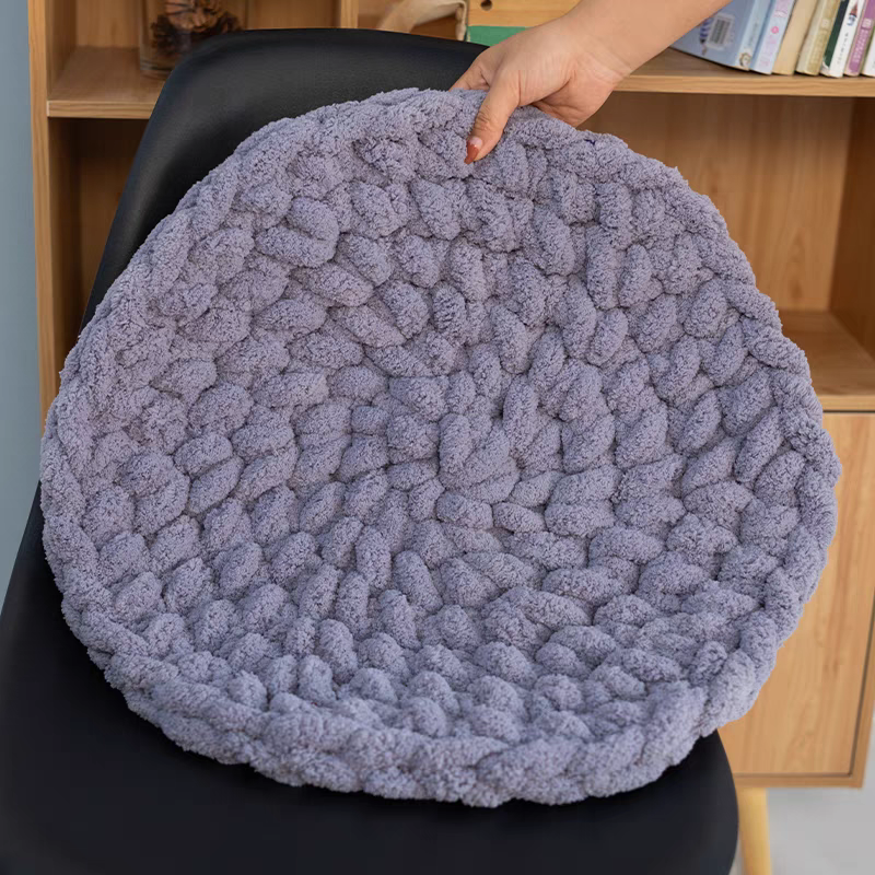针织蒲团家用榻榻米地垫宠物猫狗睡垫编织毛绒坐垫狗垫圆垫防滑垫,淘宝优惠券,粉丝福利购,淘宝优惠卷