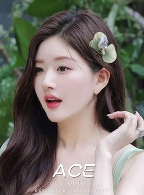 赵露思同款蝴蝶兰发夹