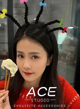 万圣节小魔女蒙娜搞怪脏辫
