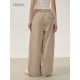 FISSXS summer ບາງ breathable casual ວ່າງສາມມິຕິລະດັບ wide-feel elastic trousers ແອວ versatile ສໍາລັບແມ່ຍິງ