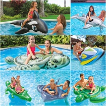 Outdoor Inflatable Swimming Pool Swimming Circle Spray Pool Seat Circle Play Pool Toy Floating Circle Children Pool Float Biking Ride