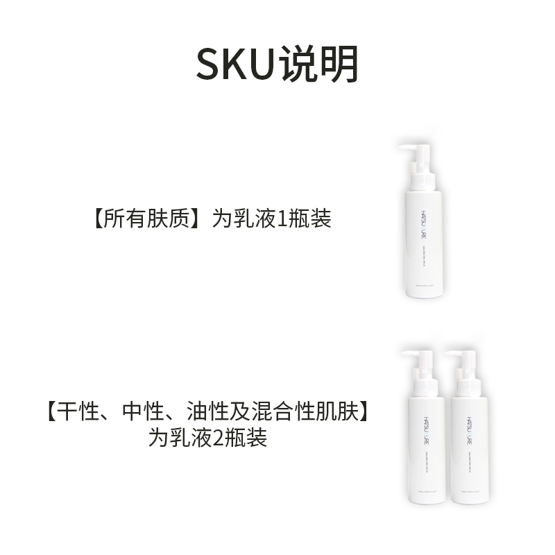 HATSU CURE乳液启舒平衡维稳精华保湿乳液敏感肌肤可用120ml乳液-图3