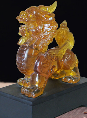 梅杜莎貔貅办公室动物招财摆件