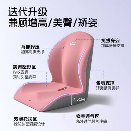 爱车屋汽车腰靠腰部支撑护腰靠垫车载座椅车用腰枕垫腰托小个子 - 图1