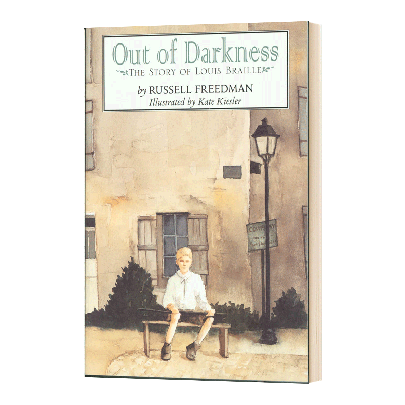 走出黑暗盲文发明者路易斯布莱叶的故事 Out of Darkness Russell Freedman-图0