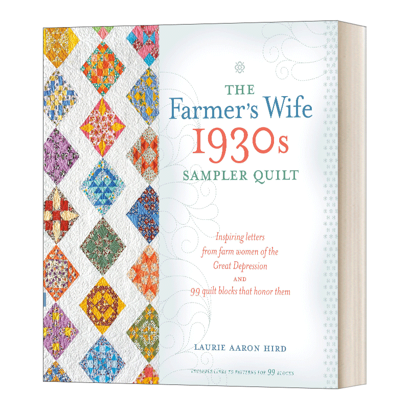 英文原版 The Farmer's Wife 1930s Sampler Quilt 20世纪30年代的农妇棉被 英文版 Laurie Aaron Hird 进口英语原版书籍