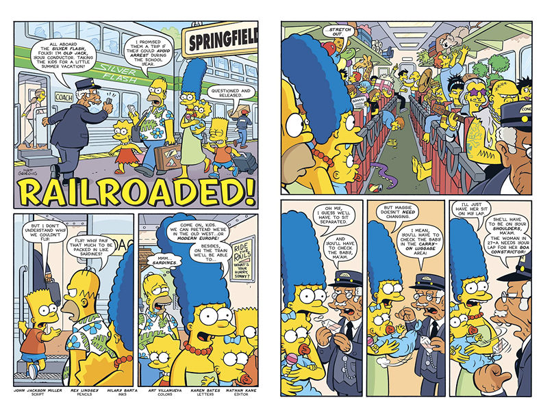 辛普森漫画大全7 Simpsons Comics Colossal Compendium Volume 7 英文原版 辛普森一家 The Simpsons 阿森一族 家庭 进口英语书籍 - 图1