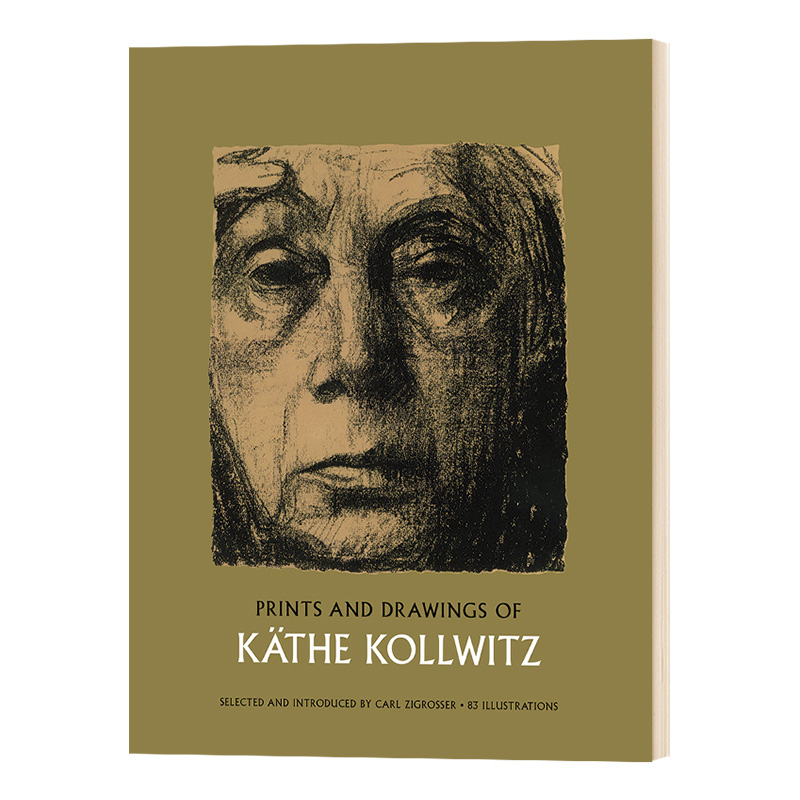 凯绥珂勒惠支版画绘画作品英文原版 Kollwitz-Prints and Drawings of Käthe Ko英文版 Kathe Kollwitz进口原版英语艺术类书籍-图0