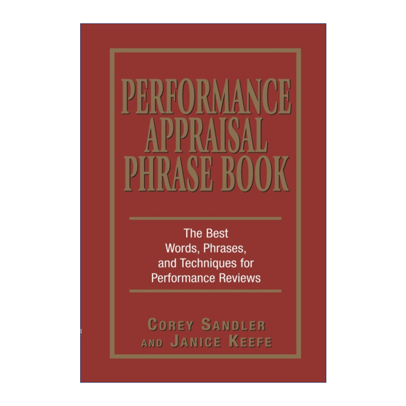 Performance Appraisal Phrase Book绩效评估常用语手册-图0