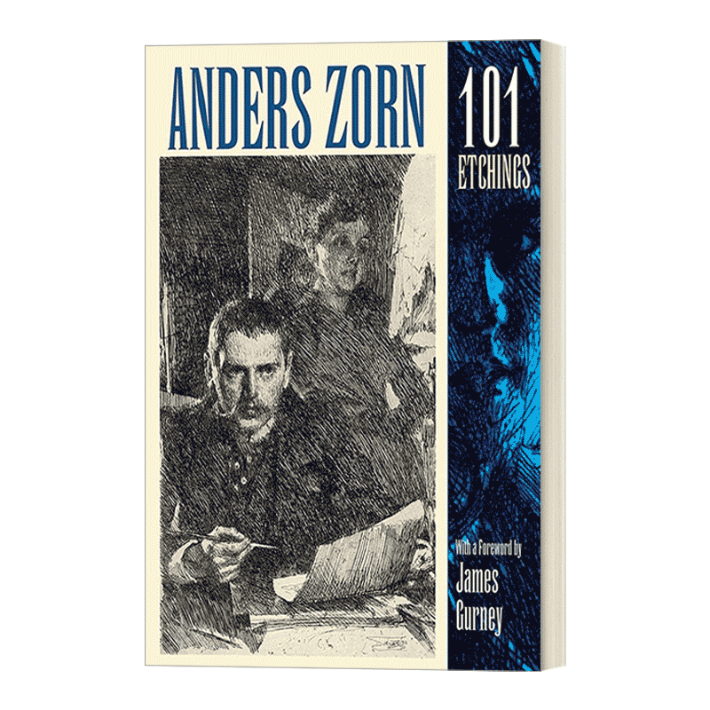 Anders Zorn 101 Etchings安德斯佐恩101件蚀刻作品-图0