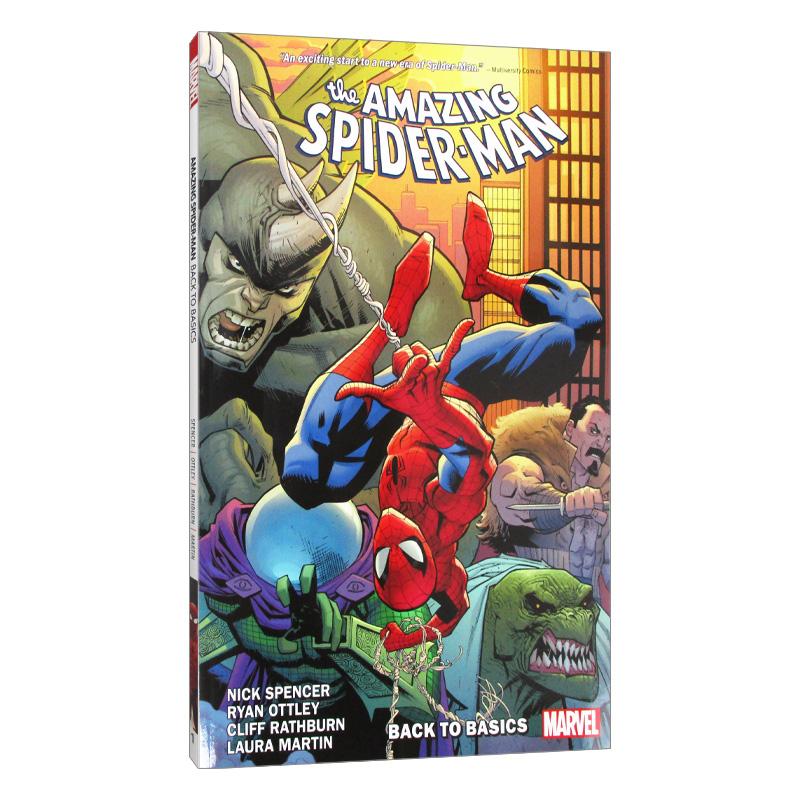 英文原版 Amazing Spider Man by Nick Spencer Vol 1 漫威漫画 超凡蜘蛛侠1 英文版 Nick Spencer  Ryan Ottley 进口英语原版书籍 - 图0