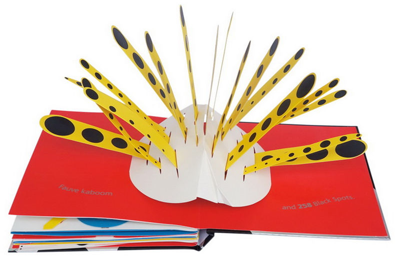 600个黑点立体书 儿童艺术启蒙 600 Black Spots a pop up book 英文原版 六百个低幼儿童艺术3D书籍 全英文版进口英语书籍 - 图0