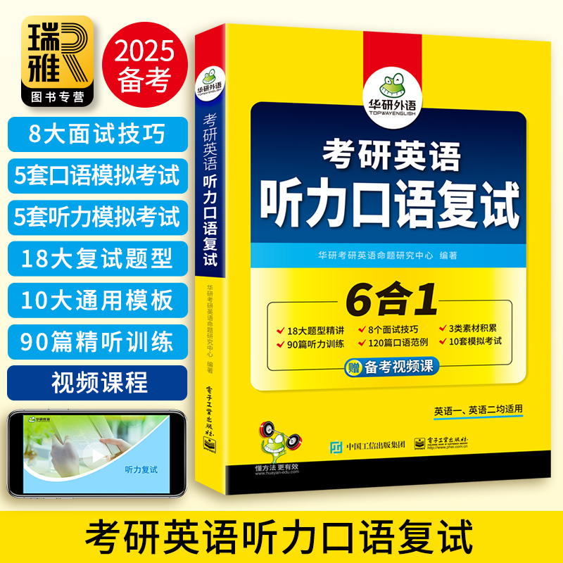 华研外语考研英语听力口语复试资料备考2024考研复试英语口语面试11大听力题型7大口试题型模拟训练专项复习指导真题调剂书2024一-图1