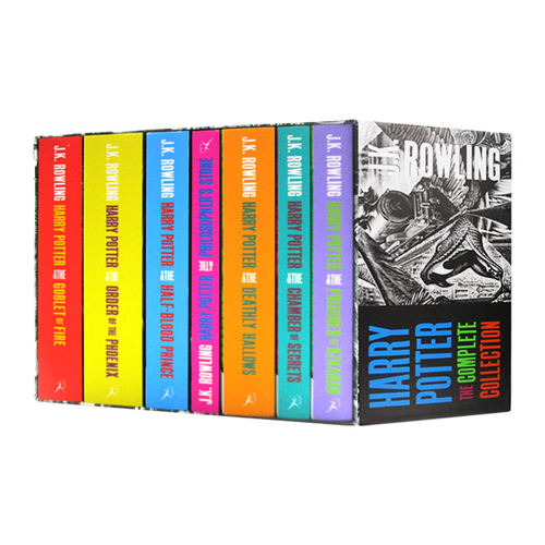 哈利波特1-7成人版平装 英文原版小说 Harry Potter Boxed Set The Complete Collection 魔法石 密室 火焰杯 JK罗琳 进口英语书籍 - 图2