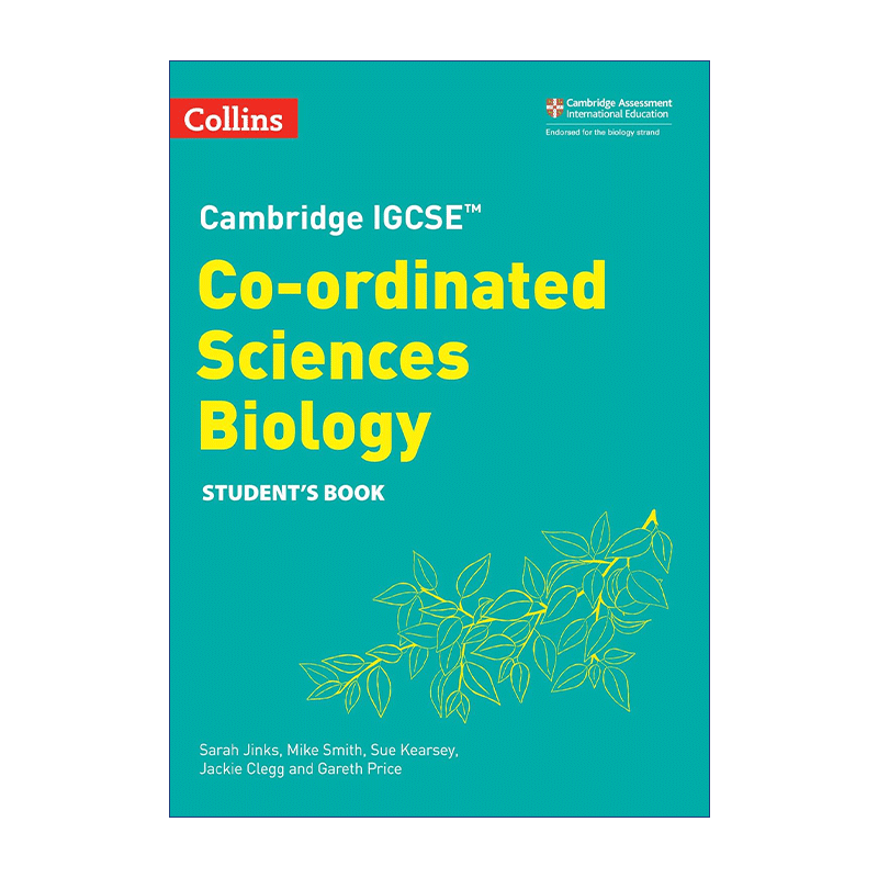 英文原版 Collins Cambridge IGCSE Co-ordinated Sciences Biology Student's Book 柯林斯剑桥国际初中协调科学生物学生用书 - 图0