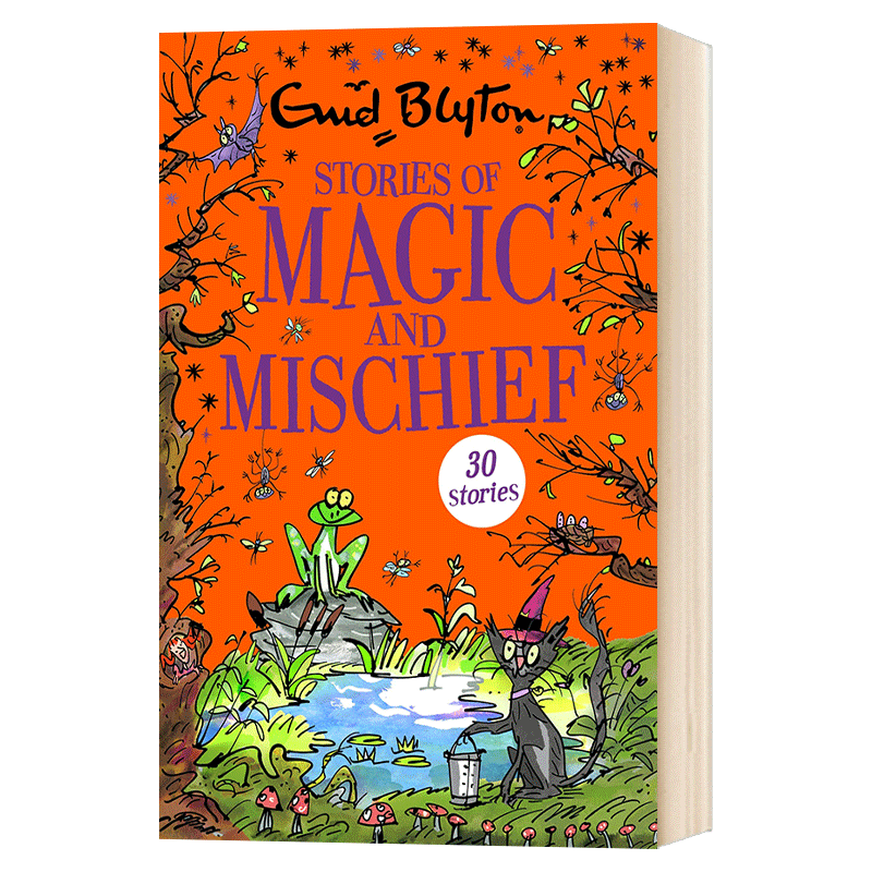 伊妮德布莱顿魔法故事集 英文原版 Enid Blyton Stories of Magic and Mischief 儿童英语桥梁章节书 30个故事 JK罗琳童年枕边书 - 图0