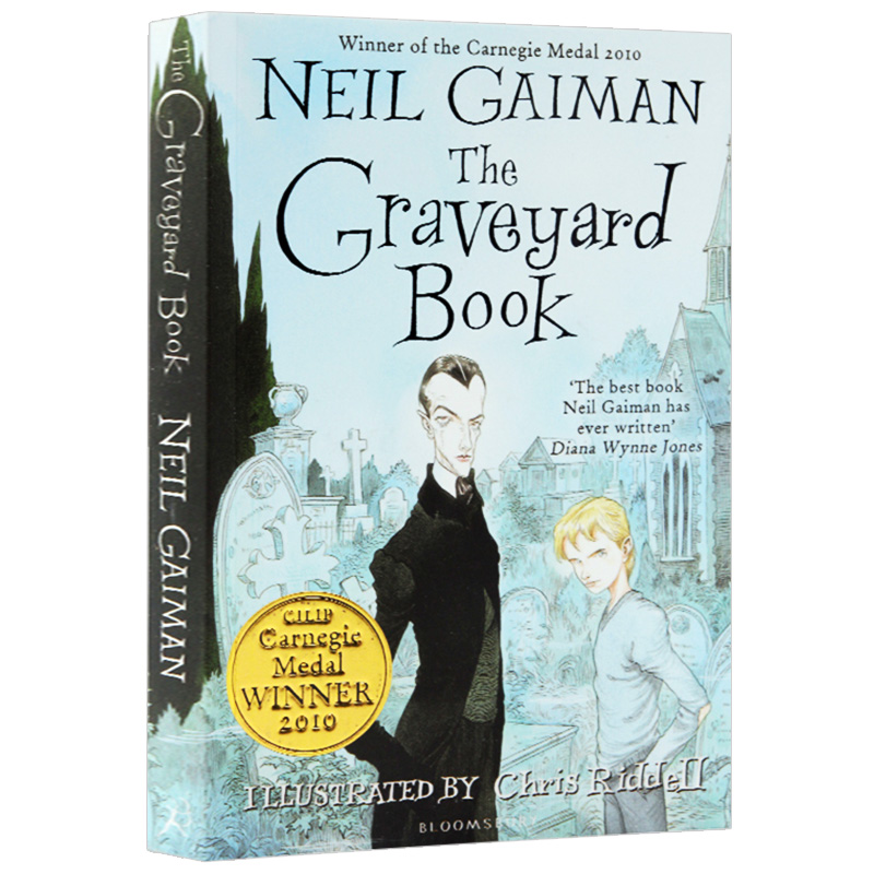 坟场之书 英文原版小说 The Graveyard Book 英版 雨果奖长篇小说 幻想文学 尼尔盖曼 Neil Gaiman 美国众神睡魔作者 进口英语书籍 - 图0