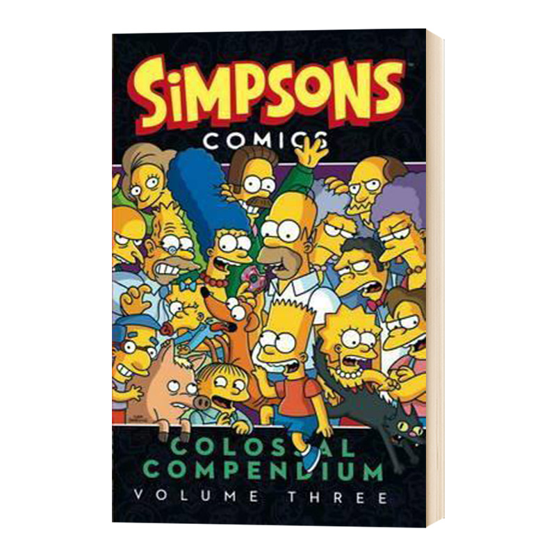 辛普森漫画大全3 Simpsons Comics Colossal Compendium Volume 3 英文原版 辛普森一家 The Simpsons 阿森一族 家庭 进口英语书籍 - 图1