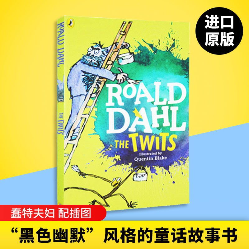 The Twits蠢特夫妇英文原版儿童小说罗尔德达尔系列 Roald Dahl查理和巧克力工厂The BFG好心眼巨人玛蒂尔达作者进口英语书籍-图1