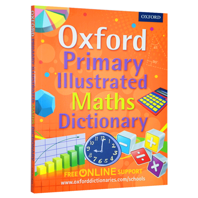 牛津初级插图数学字典 英文原版Oxford Primary Illustrated Maths Dictionary牛津英英词典 英语工具书 小学初级图解数学字典辞典