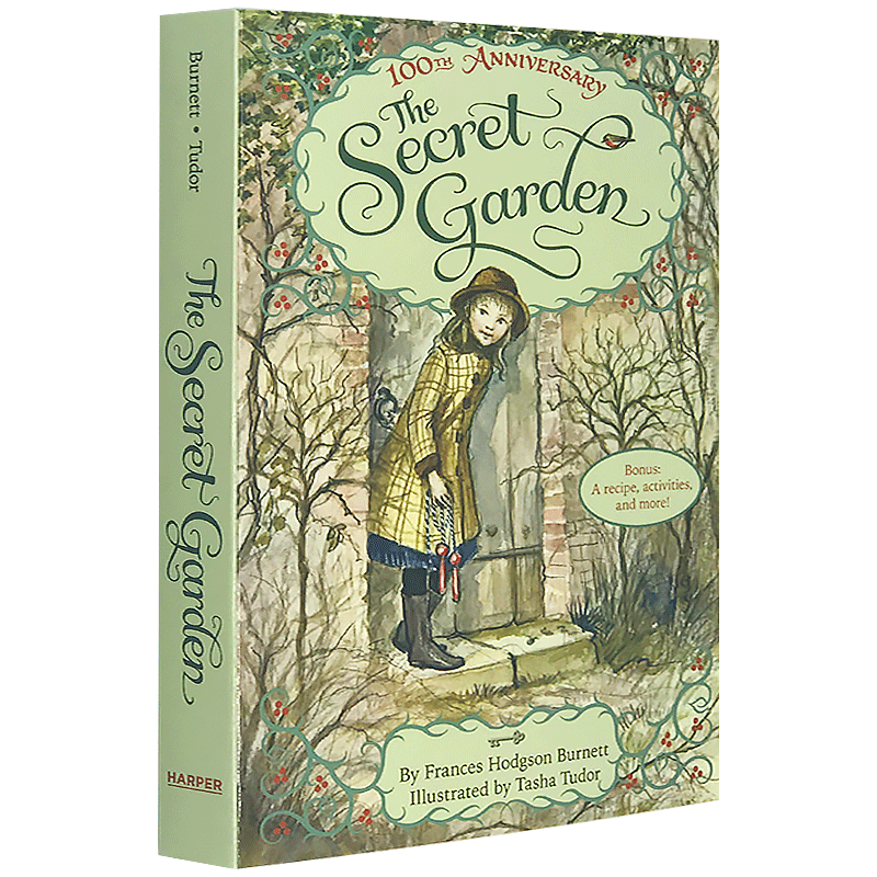 The Secret Garden秘密花园英文原版儿童小说 100周年纪念版伯内特夫人英文版 Frances Hodgson Burnett进口英语书籍-图1