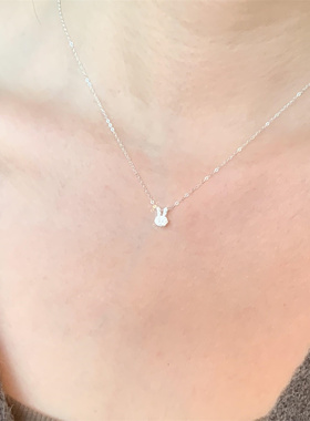 日韩风小兔子项链女ins轻奢小众