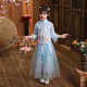 Hanfu girls' ancient costumes Spring and Autumn New Year's greetings clothes Autumn and winter