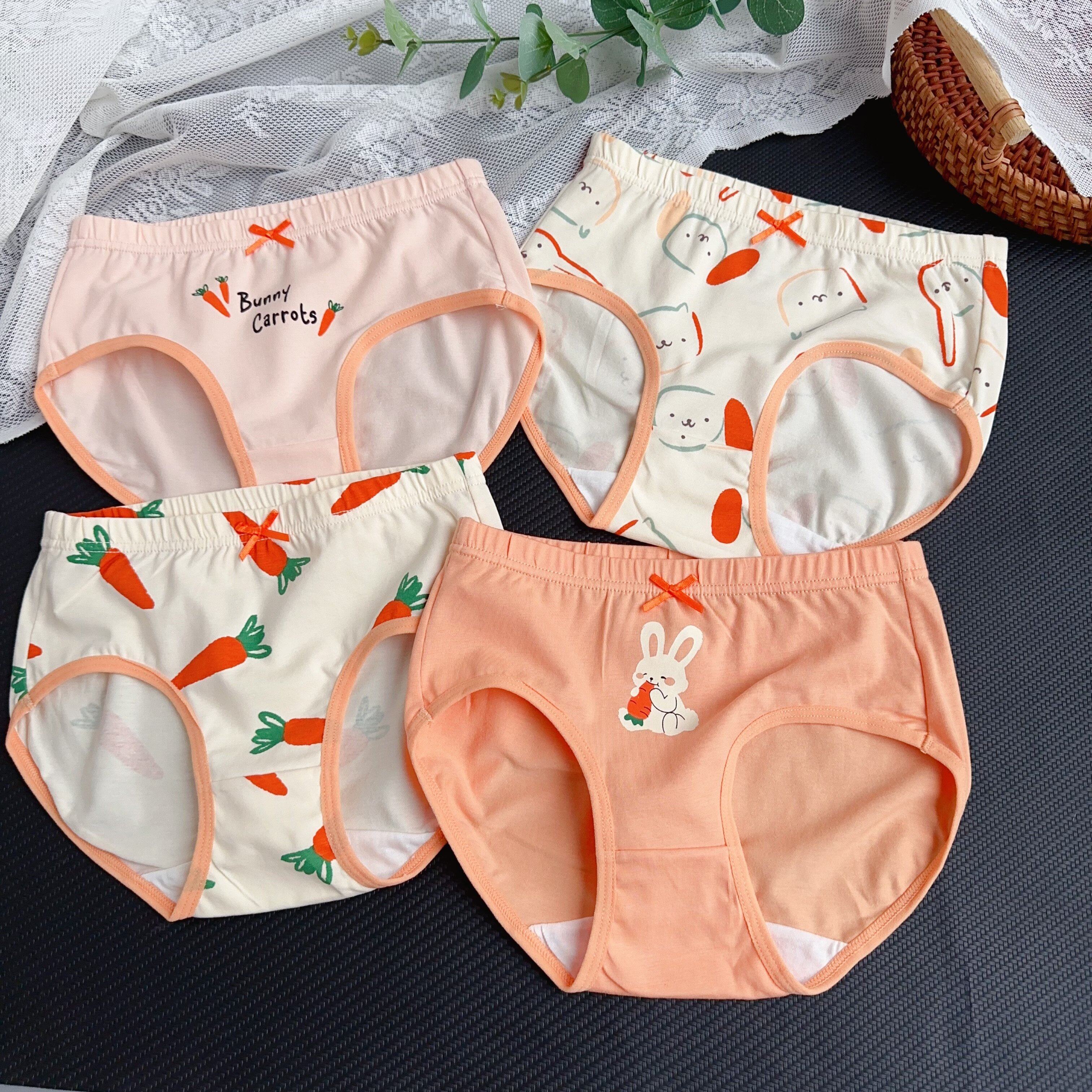 A类 4条装 抗菌裆 不夹PP 薄软透气卡通印花纯棉女童宝宝三角内裤,淘宝优惠券,粉丝福利购,淘宝优惠卷