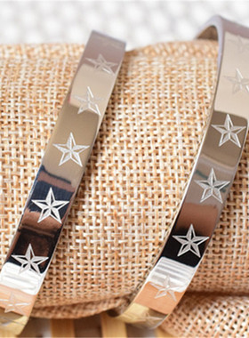 时尚个性风钛钢情人配饰品手镯