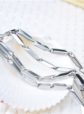 钛钢韩版男士霸气风情侣锁骨链