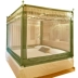 Công chúa gió giường muỗi thả ba cửa dây kéo đầy đủ đáy yurt vuông 1,5 m 1,8 giường đôi nhà - Lưới chống muỗi