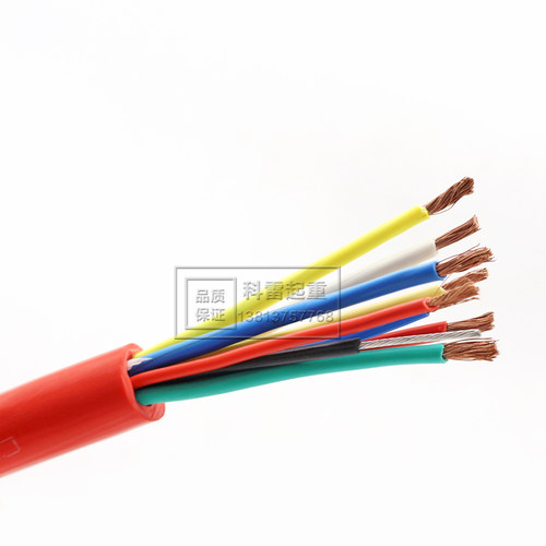 起重机龙门吊行车YC圆电缆线5×4+3×1.5带一根钢丝8芯国标铜芯 - 图2